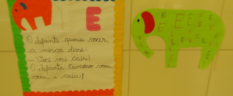 Vogal E no jardim 2 